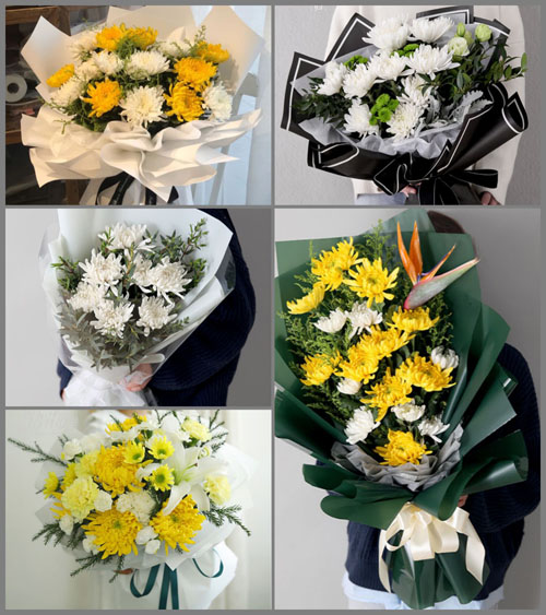 福建宁德柘荣县双城镇白事花束代送